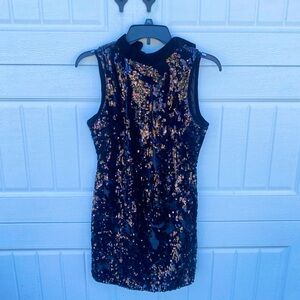 New velvet sequin party dress very good quality